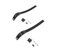 Fibbia Ricambio Lacci per Scarpe Pattinaggio a Rullo Nero Clip Cinghia Qual