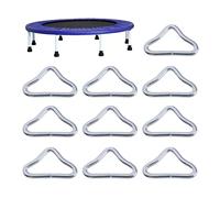 Fibbia Triangolare per Trampolino - Fibbia Triangolare Per Trampolino Anello A V Accessori Trampolino Ricambi Per Letto Rimbalzante 10 Pezzi, Campeggio Esterno, Escursionismo,