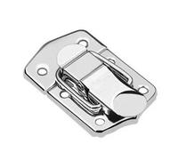 Fibbie a becco d'anatra, 2 pezzi in acciaio inossidabile cromato con chiusura a levetta for baule, valigia, portautensili, for armadietto, for cintura, fibbia hardware(6431 65)