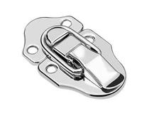 Fibbie a becco d'anatra, 2 pezzi in acciaio inossidabile cromato con chiusura a levetta for baule, valigia, portautensili, for armadietto, for cintura, fibbia hardware(6416 70)