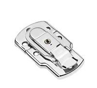 Fibbie a becco d'anatra, 2 pezzi in acciaio inossidabile cromato con chiusura a levetta for baule, valigia, portautensili, for armadietto, for cintura, fibbia hardware(6401 89k)