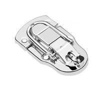 Fibbie a becco d'anatra, 2 pezzi in acciaio inossidabile cromato con chiusura a levetta for baule, valigia, portautensili, for armadietto, for cintura, fibbia hardware(6412 64k)