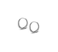 Fibbie a cerchio semplici e originali in argento sterling 925 for gioielli femminili raffinati da donna dallo stile minimalista