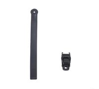 Fibbie a cricchetto per snowboard con cinghie, sistema di linguetta in plastica e acciaio, fibbia da 62,5 mm, cinturino da 170 mm per riparazione attrezzatura da snowboard, nero (E)