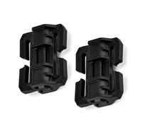 Fibbie a Sgancio Rapido da 2 Pezzi, Senza Cuciture Facili da Usare Ideali per Zaini con Fettuccia da 1 Pollice Marsupi e Tracolle Sistema Molle Comp