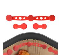Fibbie Magnetiche Friggitrici - Set Di Arie Fibbia In Silicone Magnetico Friggitore Per Tenere Giù Percolle Di Carta Pergamena | Silicone Magnetico Friggitrici Resistenti Ad Alta Temperatura Per Le Fo