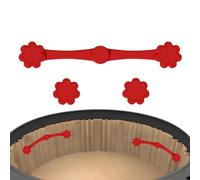Fibbie magnetiche in silicone per friggitrice ad aria, fibbia di fissaggio per carta pergamena in silicone - Accessori di blocco magnetico per friggitrice ad aria - Fibbia in silicone per blocco