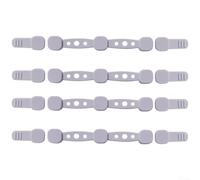 Fibbie magnetiche in silicone per friggitrici ad aria, mantengono sicure le fodere di carta pergamena e impediscono lo spostamento durante il processo di cottura (grigio)