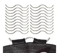 Fibbie per connettore per trampolino, 20 pezzi ad alta resistenza e 11,7 cm, connettori per trampolino pesanti, per la lavorazione di teli per uso esterno in giardino, cortile, giochi