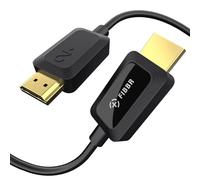 FIBBR Cavo in Fibra Ottica 8K HDMI 1M, cavo HDMI 2.1 ad Altissima Velocità 48Gbps/Supporto AOC 8K@60Hz, 4K@120Hz/144Hz HDR eARC Compatibile con PS5, Xbox Series X, PC, TV