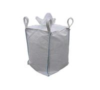 FIBC Big Bag Sacce Dimensioni 90x90x120cm Con 4 Anelli di Sollevamento Certificato 1000kg Riempimento Beccuccio e Scarico Becco Borsa di Trasporto Jumbo Riciclare Conservazione Giardino Rifiuto