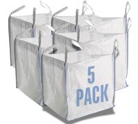 FIBC Builders - Borsa per rifiuti da giardino, 1 tonnellata x 5