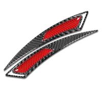 Fiber Eyebrow for fender Flare Protector Trim Strips | Splash Guard, auto Styling, Decorative, Anti-Collision, for Car(Red(black))