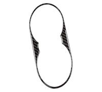 Fiber Interior Trim for VW for Touareg 2011-2018 Center Console Gear Shift Panel Cup Holder Cover Window Lift Switch Panel(A)