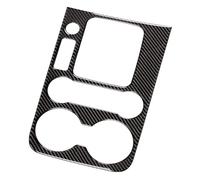 Fiber Interior Trim for VW for Touareg 2011-2018 Center Console Gear Shift Panel Cup Holder Cover Window Lift Switch Panel(B)