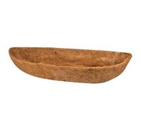 Fiber Mat - Natural Coco Fiber 24 30 36 48 Inch | Half Moon Coco Planter Liner Replacement Trough Basket Insert Garden Flower Vegetable Pot Lining | For Garden Planting Flower Bed