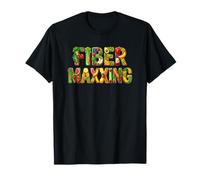 Fiber Maxxing Healthy Food Fruit Veggie Funny Fiber Maxxing Maglietta