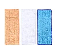 Fiber Mopping Pads, Panni per Pulizia 3 Pezzi, Lavabili e Riutilizzabili, Uso a Secco e Bagnato - Alta Qualità, Facili da Installare, Compatibili con Robot Aspirapolvere