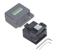 Fiber Optic Cleaver Automatic Tungsten Steel Blade 3 in 1 Cutting Tool for Hot Cold Joint Construction with Built in Scale and Storage Box