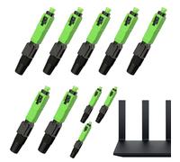 Fiber Optic Connector - Fast Fiber Quick Connector, Cable Adapter For Home, 10 Pieces Sc Apc Fibers Optic Circuitors Connectors | Cable Tools For Home Data Centers Communication Base Stations