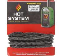 FIBERLINE GUARNIZIONE TONDA PER ALTE TEMPERATURE STUFA / CAMINO mm.8x2,5 mt. [EEK: A]