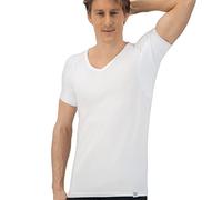 Fibershirts® Maglia Anti Sudore - T-Shirt Contro Le Macchie di Sudore - Canotta antisudore - con ArmPads PRO e Trattamento Silver - Uomo - Scollo a V