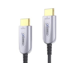 FiberX FX-I350-010 cavo HDMI 10 m HDMI tipo A (Standard) Nero, Argento