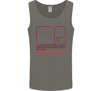 Fibonacci Spirale Matematica Scienza Uomo Canotta Maglia