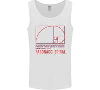 Fibonacci Spirale Matematica Scienza Uomo Canotta Maglia