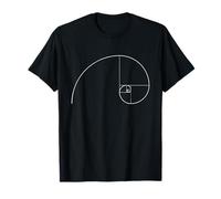 Fibonacci, spirale, sezione aurea, geometria, architettura Maglietta