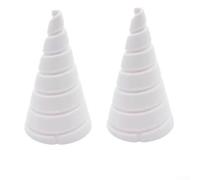 Fibonacci, strumento di avvolgimento a cono, filo di rame per giardinaggio, 2 misure, supporto per piante in polipropilene, kit fai da te per antenna fai da te (2 pezzi grandi)