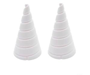 Fibonacci, strumento di avvolgimento a cono, filo di rame per giardinaggio, 2 misure, supporto per piante in polipropilene, kit fai da te per antenna fai da te (2 pezzi grandi)
