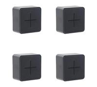 FIBOUND 4 Ganci per Asciugamani Autoadesivi - Attacco Senza Viti per Porte/Pareti. ABS Resistente, Ideale per Bagno e Cucina. Sistema di Fissaggio Riutilizzabile per Uso Domestico/Commerciale.