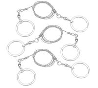 FIBOUND Sega a Filo d'Acciaio Inossidabile, 3 Pezzi, 72 cm, per il Taglio degli Alberi e Emergenza da Campeggio