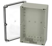 Fibox 7022841 PCT Involucro, Copertura Trasparente Chiara Per PC 16x25x09cm