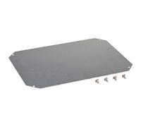 Fibox 8120739 Mps Arca 80x60cm Piastra di Montaggio Zincato Acciaio