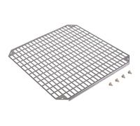 Fibox 8120758 Mpp Arca 70x50cm Piastra di Montaggio Perforata Zincato Acciaio