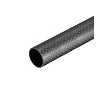 Fibra Carbonio Tubo Rotondo 20x18x500mm 3K Superficie Opaca Avvolta Rotolo 1Pz