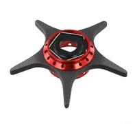 Fibra di carbonio a cinque stelle di scarico 56mm con suono incorporato PER DAIWA PER KTF Compatibile con i modelli FORSTEEZ AIR TW & FORSTEEZ A TW (rosso)