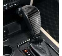 Fibra di Carbonio ABS Cover Pomello Cambio di Marcia Orlo Adesivo Ford Nero