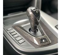 Fibra di Carbonio Auto Consolle Centrale Pomello Pannello Cover per M3 F80 F82