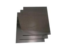 Fibra di Carbonio Fogli 1 pannello in fibra di carbonio 3K 200x250 mm, lucido/opaco, spessore 0,5-5(0.5mm Twill Glossy)