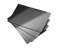 Fibra di Carbonio Fogli 1 pz 200x300mm 3K fogli in fibra di carbonio ad alta durezza pannello puro 0,5mm-6mm spessore materiale modello(2.0mm twill matte)