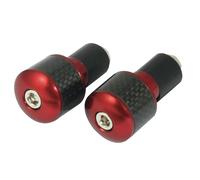 Bike It Universale Terminali Pesi Con Fibra di Carbonio Inserto - Rosso