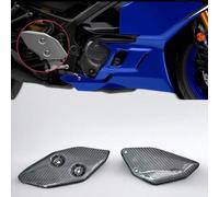 Fibra di Carbonio Pedana Piastra Battitacco Protezione Per Yamaha YZF-R3 YZF-R25
