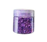 Fibra di carbonio tritata, pezzi di plastica tritati, modifica auto foglia oro, colore forgiatura 4g(Purple)