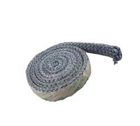 Fibra di vetro resistente alle alte temperature camini guarnizione Pad per stufa a pellet previene la perdita di calore corda nera piatta stufa