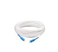 Fibra ottica Indoor Drop Cable, Patch Cord, 1 Core, 2 Filo di Acciaio, SC UPC, LC UPC, SingleMode, Simplex Jumper, 400m, 450m (SC UPC Bianco 450m)