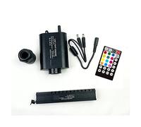 Fibra ottica Star Light Kit app Tetto for auto Cielo stellato Meteor Soffitto Ripresa Lampada combinata a LED Effetto cavo Controllo della musica,Alta Sensibilità(Normal plug,Mixed 460 strands 3M)