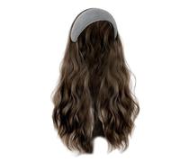 Fibra sintetica Capelli Ricci Popolari Mezzi Capelli Estensione Francese Dei Capelli Per Le Donne Parrucchiere Per Uso Quotidiano Parrucche In Fibra Ad Alta Temperatura